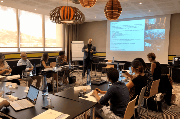 Exemple de formation LinkedIn en présence